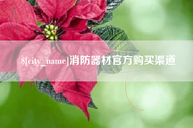 沭阳消防器材官方购买渠道