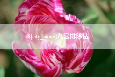 沭阳九宫排除法