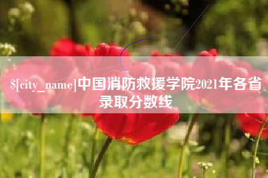 沭阳中国消防救援学院2021年各省录取分数线