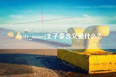 沭阳王子豪含义是什么？