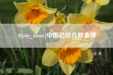 沭阳中国已经几枚金牌
