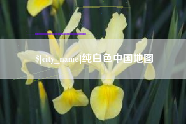 沭阳纯白色中国地图