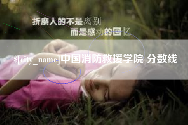 沭阳中国消防救援学院 分数线