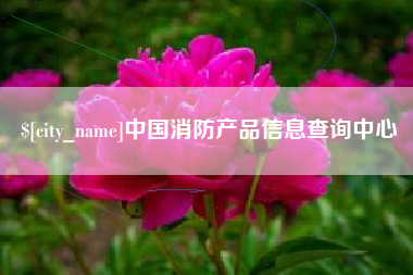 沭阳中国消防产品信息查询中心