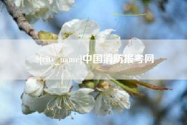 沭阳中国消防报考网