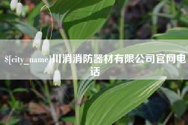 沭阳川消消防器材有限公司官网电话
