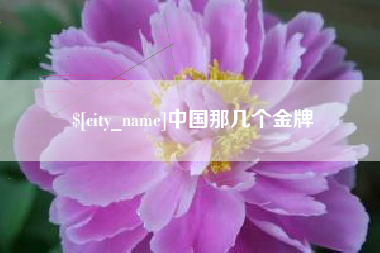 沭阳中国那几个金牌