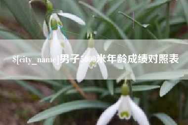 沭阳男子5000米年龄成绩对照表
