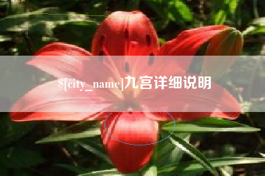 沭阳九宫详细说明