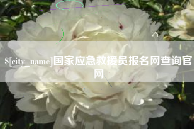 沭阳国家应急救援员报名网查询官网