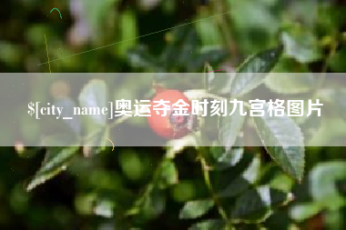 沭阳奥运夺金时刻九宫格图片